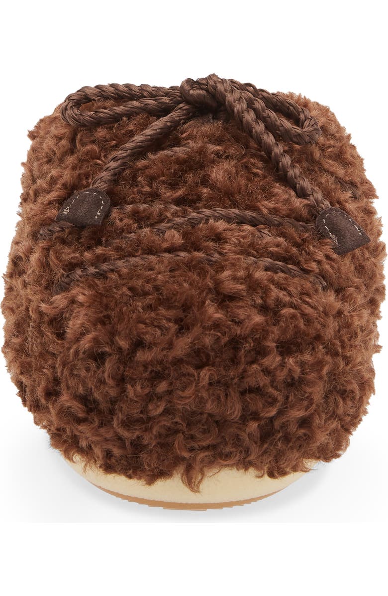 Moon Boot<sup>®</sup> EVX Curly Water Repellent Mule, Alternate, color, Dark Brown