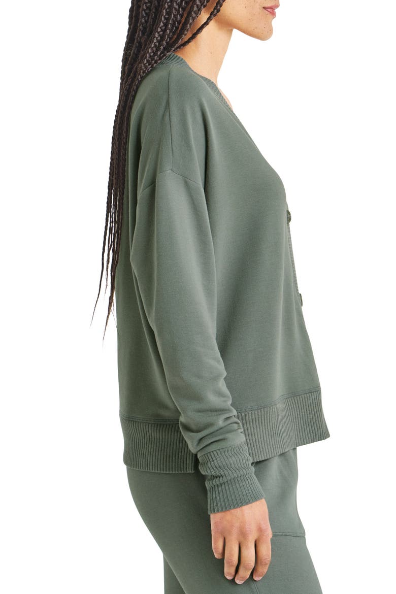 Layne Supersoft Cardigan, Alternate, color, V OLV BRN