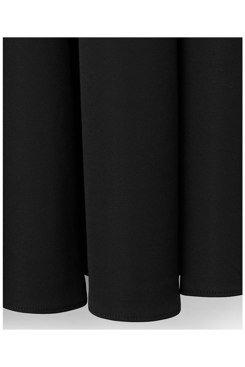 Off the Shoulder Flared Maxi Dress, Alternate, color, BLACK