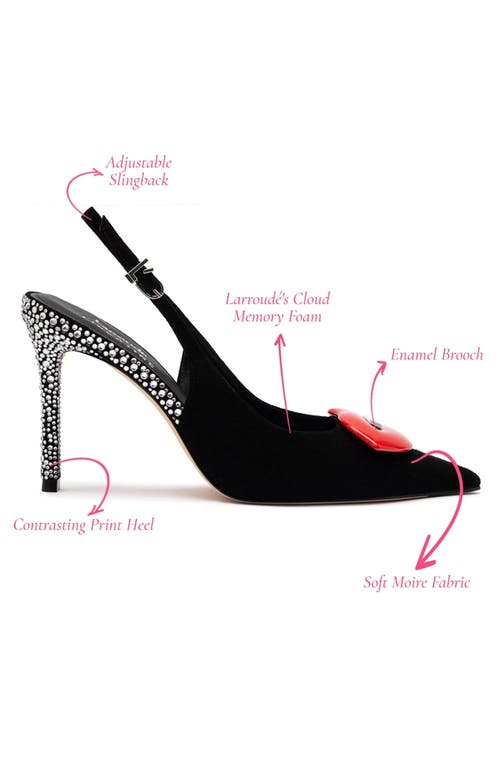 Larroude Larroudé X Libertine Lips Pump In Black
