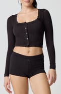 Florence by Mills Rib Crop Cardigan