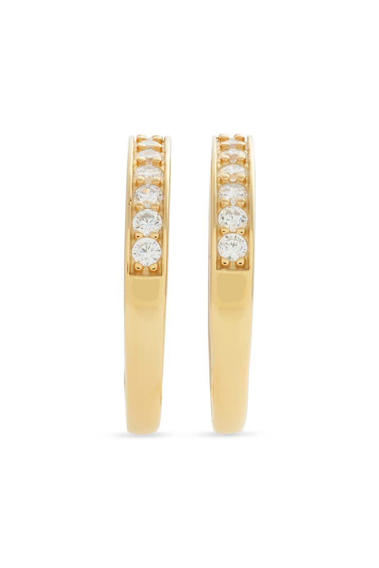 Set of 2 Cubic Zirconia Rings, Alternate, color, 14K GOLD PLATED