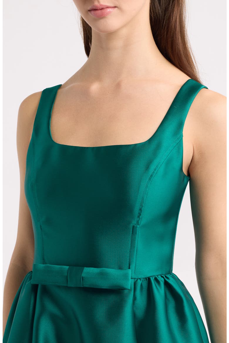 Sleeveless Square Neck Midi Dress, Alternate, color, GREEN