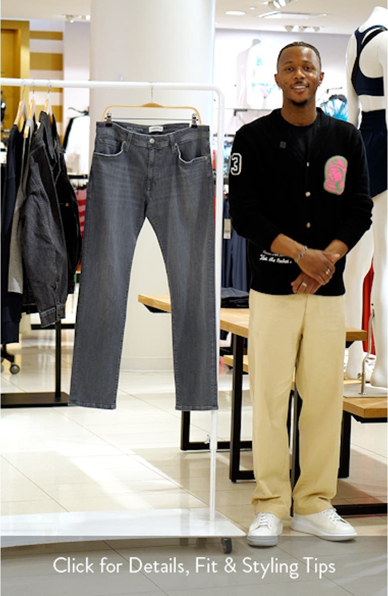 Slim Straight Leg Jeans, sales video thumbnail