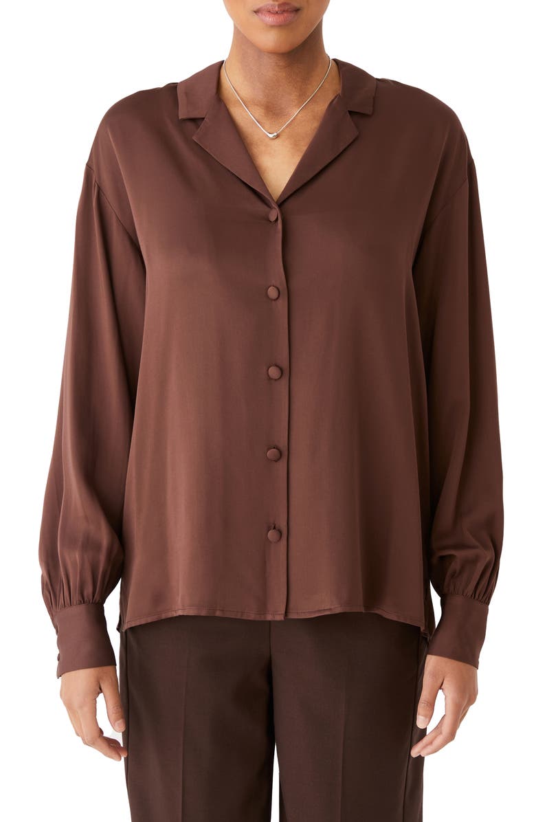 Frank And Oak Camp Collar Blouse, Main, color, 