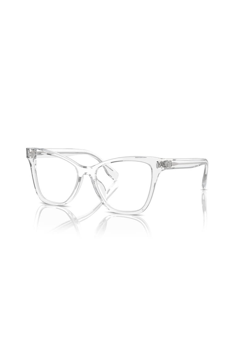 53mm Cat Eye optical glasses, Main, color, Transparent