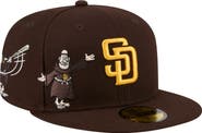 New Era Men's New Era Brown San Diego Padres Run Mascot 59FIFTY Fitted Hat