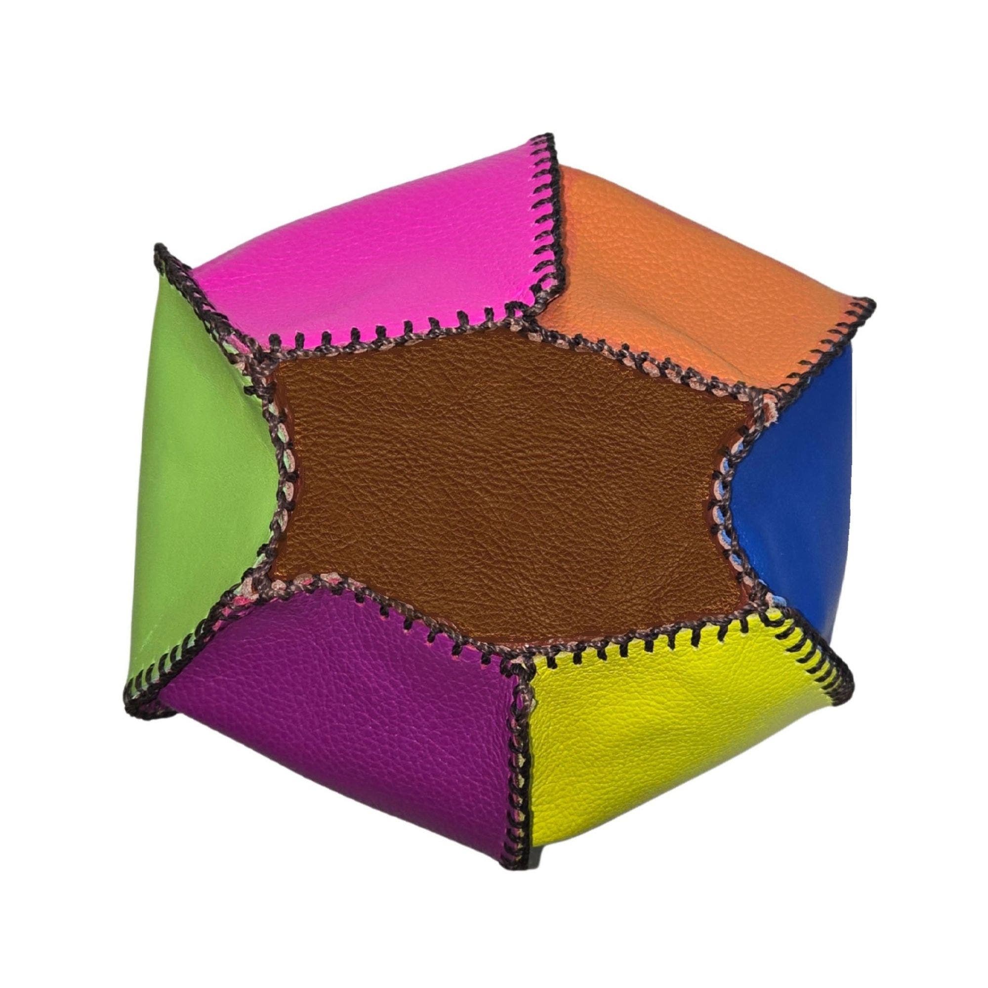 Mini Bucket Pouch Leather Bag, Alternate, color, Rainbow