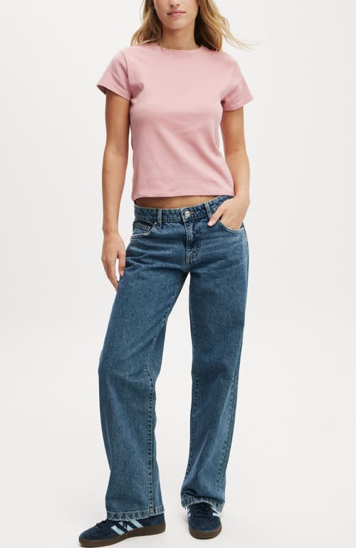 Cotton On 90s Baby Tee In Vintage Rose