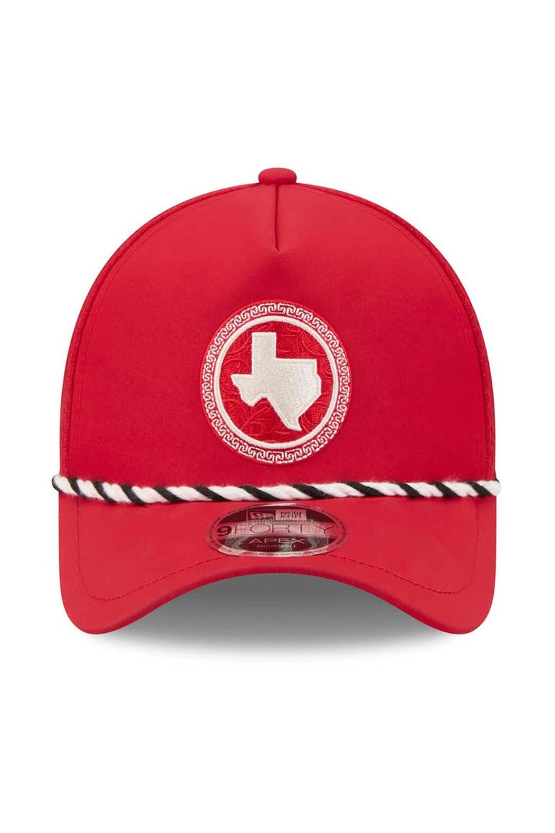 Men's New Era Red Texas Rangers 2026 City Connect Apex 9FORTY Adjustable Hat, Alternate, color, Red