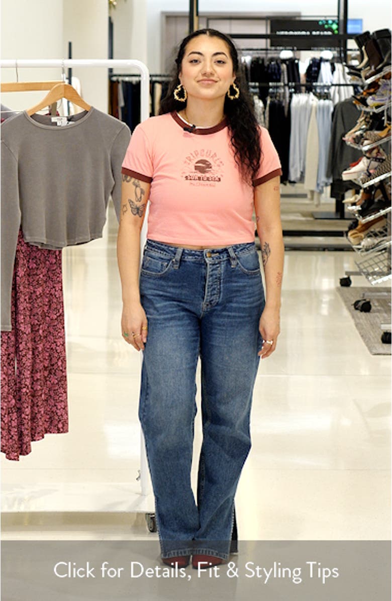 Hookipa Graphic Baby Tee, sales video thumbnail