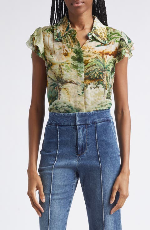 Martel Flutter Sleeve Shirt