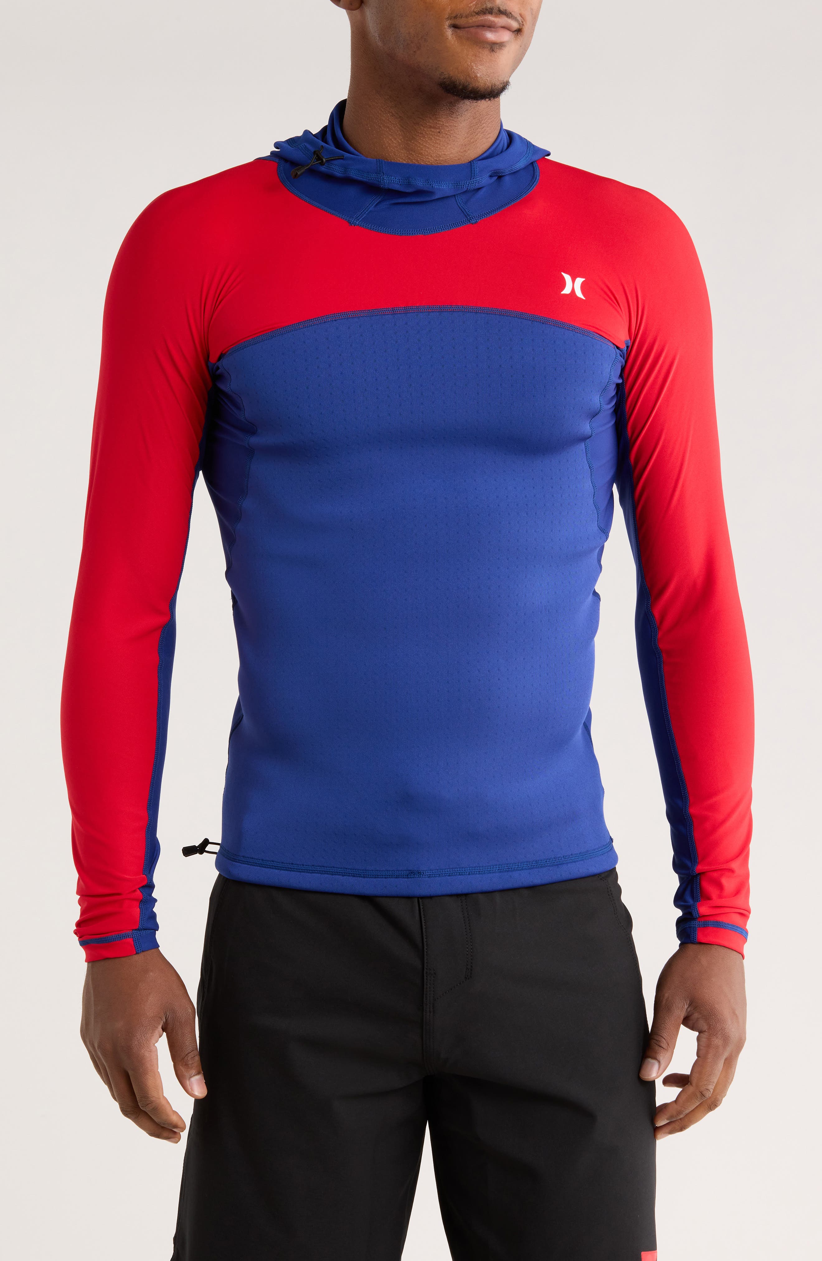 Hurley Coast Guard Long Sleeve Hooded Surf Top