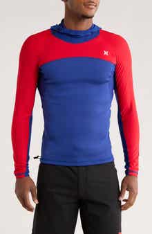 Hurley Coast Guard Long Sleeve Hooded Surf Top