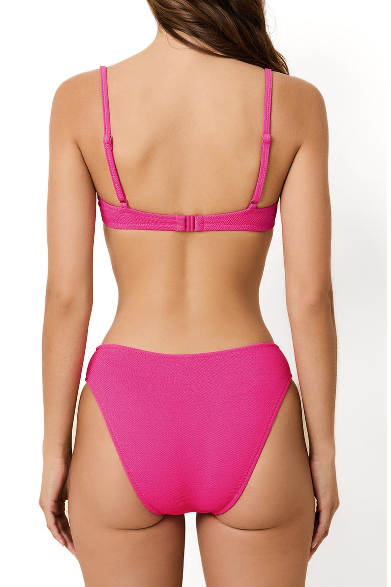 The Eva Bikini Top, Alternate, color, PARADISE PINK