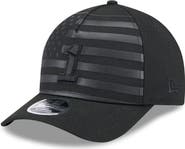 New Era Men's New Era Black Ross Chastain American Flag 9FORTY M-Crown A-Frame Adjustable Hat