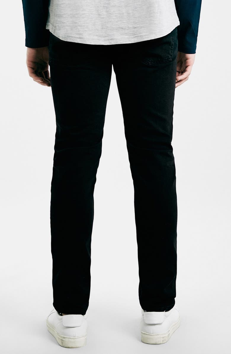Topman Ripped Skinny Fit Jeans, Alternate, color, 
