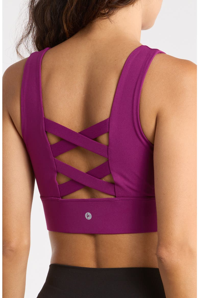 Interlock Dominion Low Impact Sports Bra, Alternate, color, GRAPE FIZZ