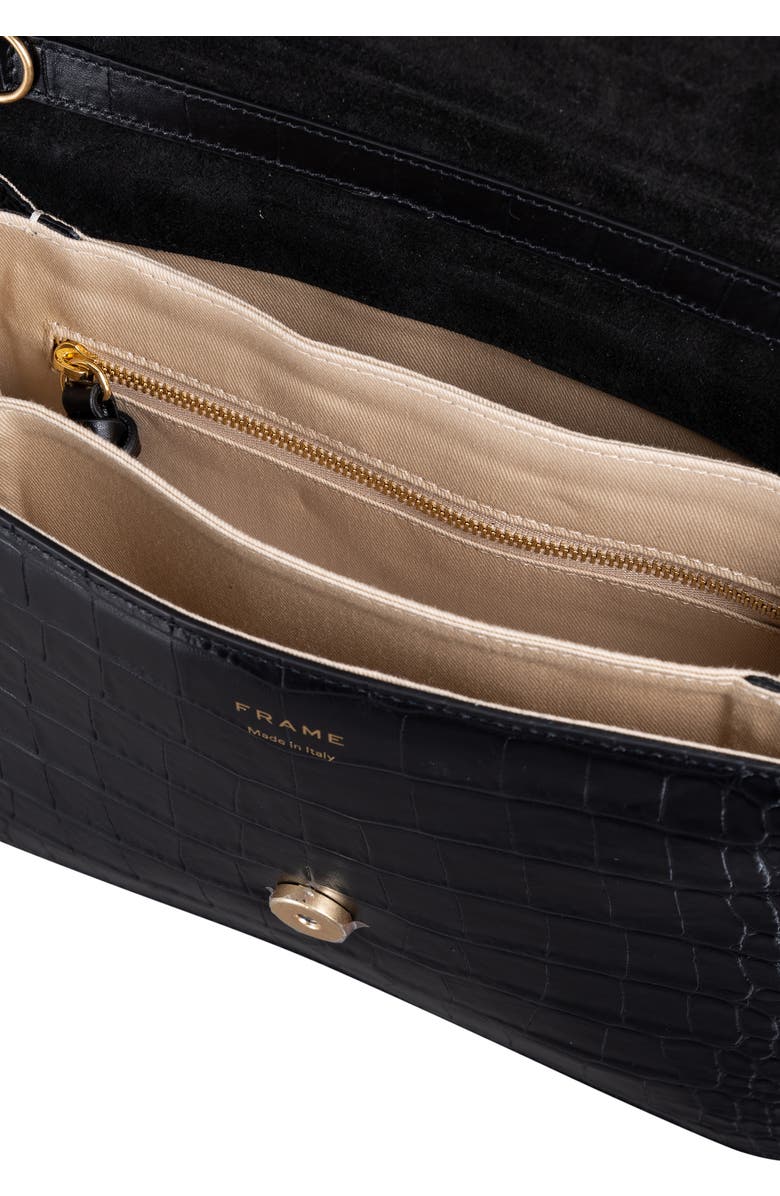 FRAME Le Signature Leather Crossbody Bag, Alternate, color,