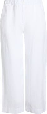 Eileen Fisher Straight Leg Linen Pants