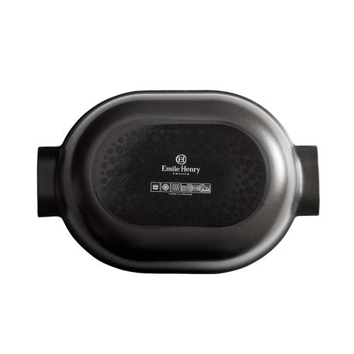 Emile Henry Delight 4.3 Quart Oval Dutch Oven, Slate In Slate