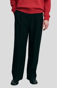 Dunst Double Pleated Wide Leg Slacks