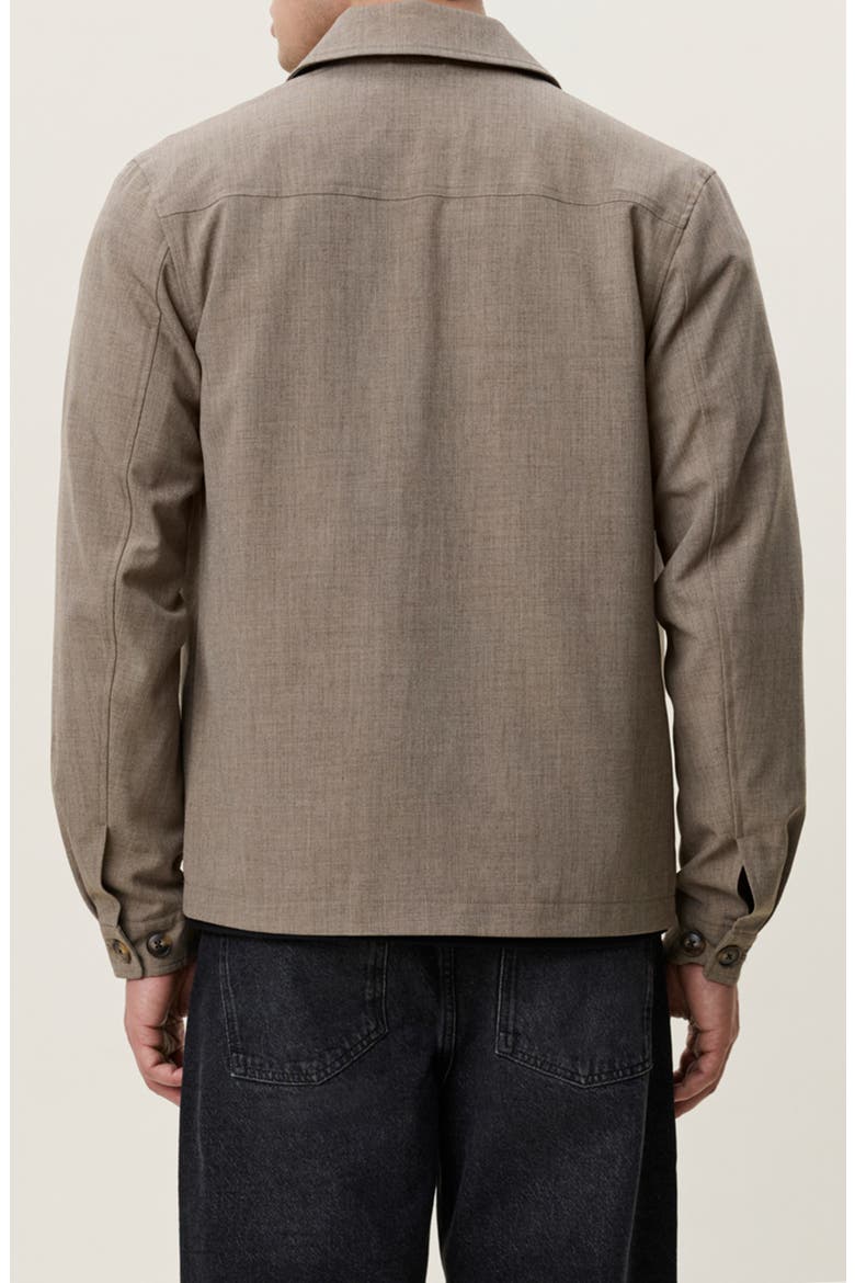 Como Hybrid Shirt Jacket, Alternate, color, DARK SAND MELANGE