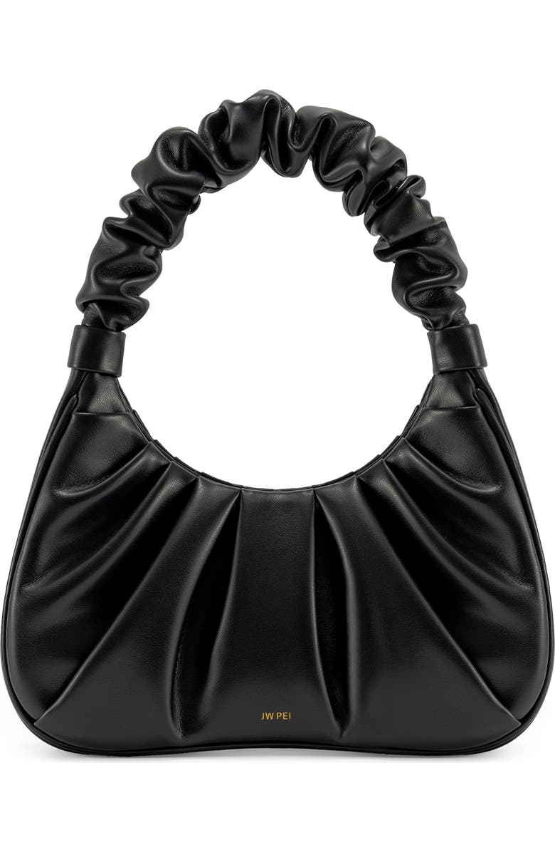 JW PEI Gabbi Ruched Faux Leather Hobo, Main, color,
