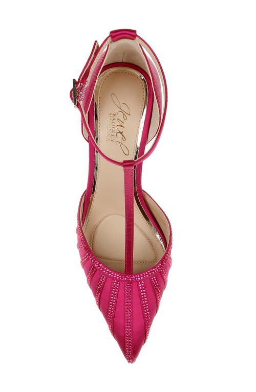 Jewel Badgley Mischka Faithlyn T-strap Pointed Toe Pump