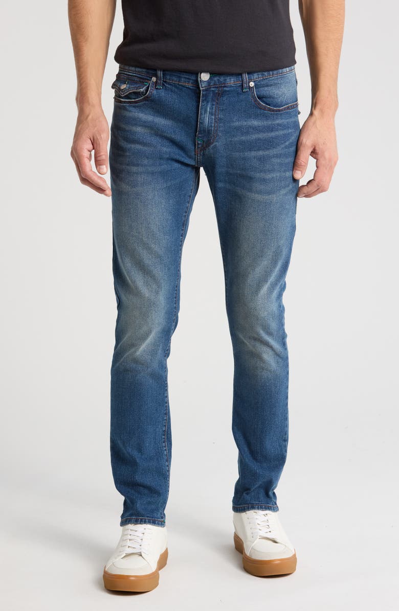 True Religion Brand Jeans Rocco Flap Skinny Leg Jeans, Main, color, 