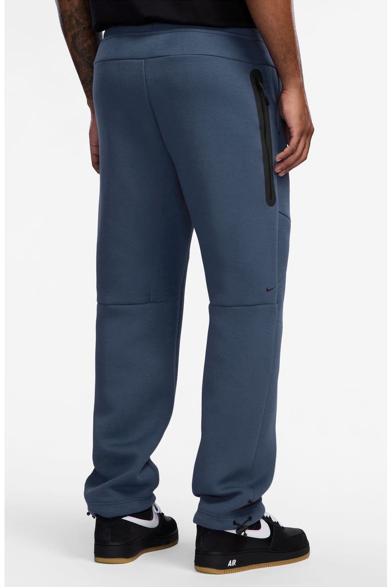 Tech Fleece Open Hem Sweatpants, Alternate, color, NEW SLATE/ BLACK