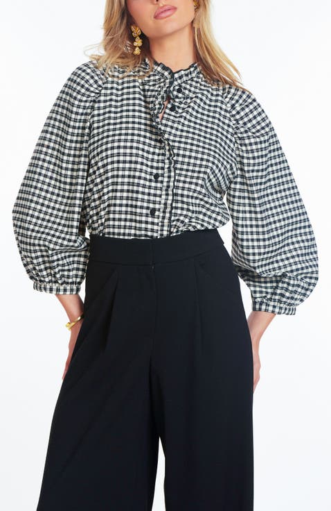 Sisley Plaid Blouse