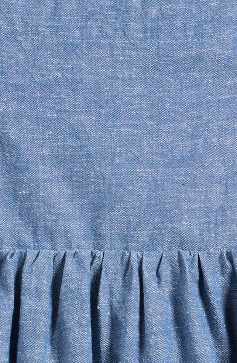 Pehr Kids' Flutter Sleeve Chambray Dress, Alternate, color, Chambray