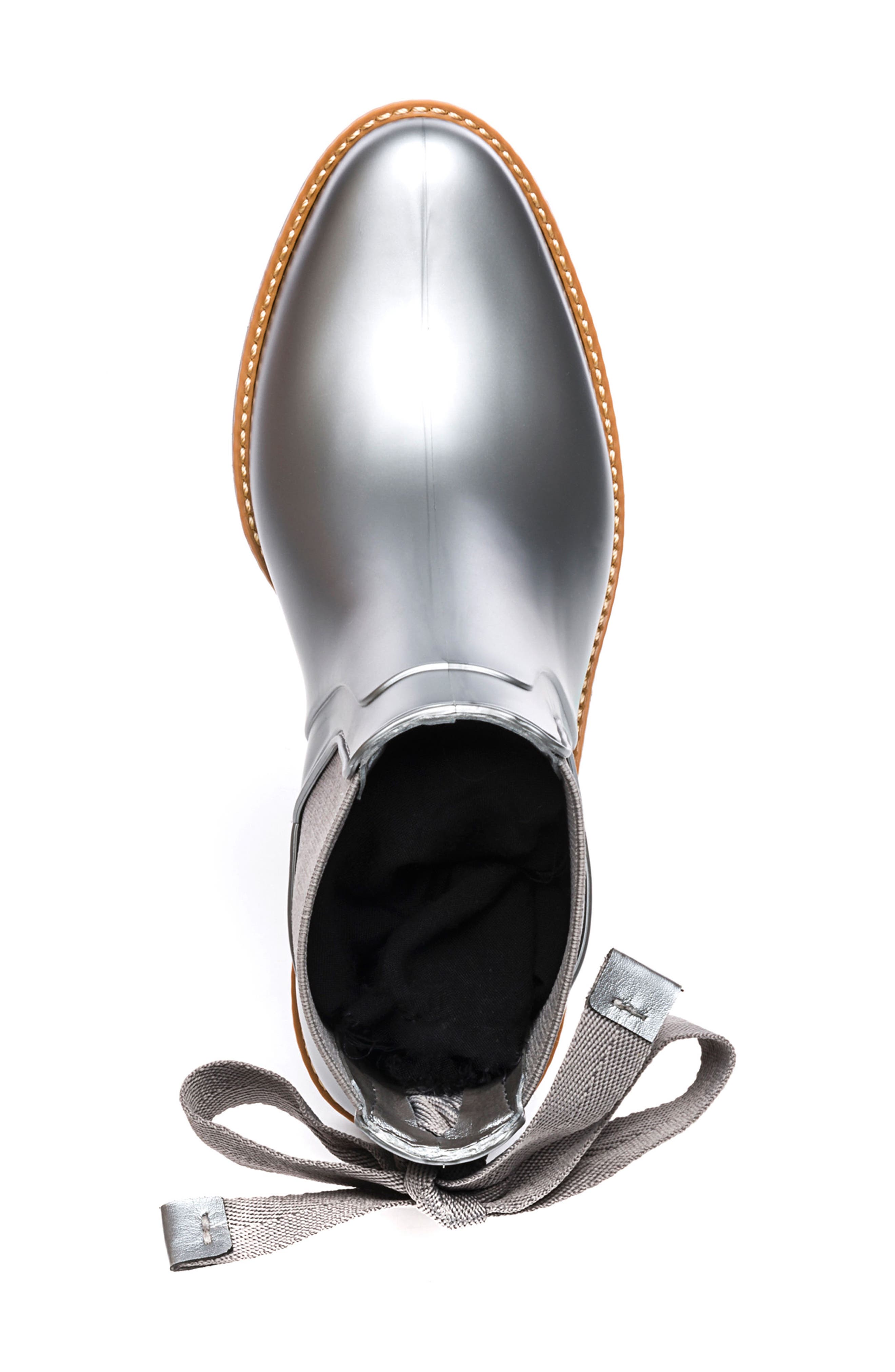 Bernardo Paxton Waterproof Rain Boot, Alternate, color, PEWTER