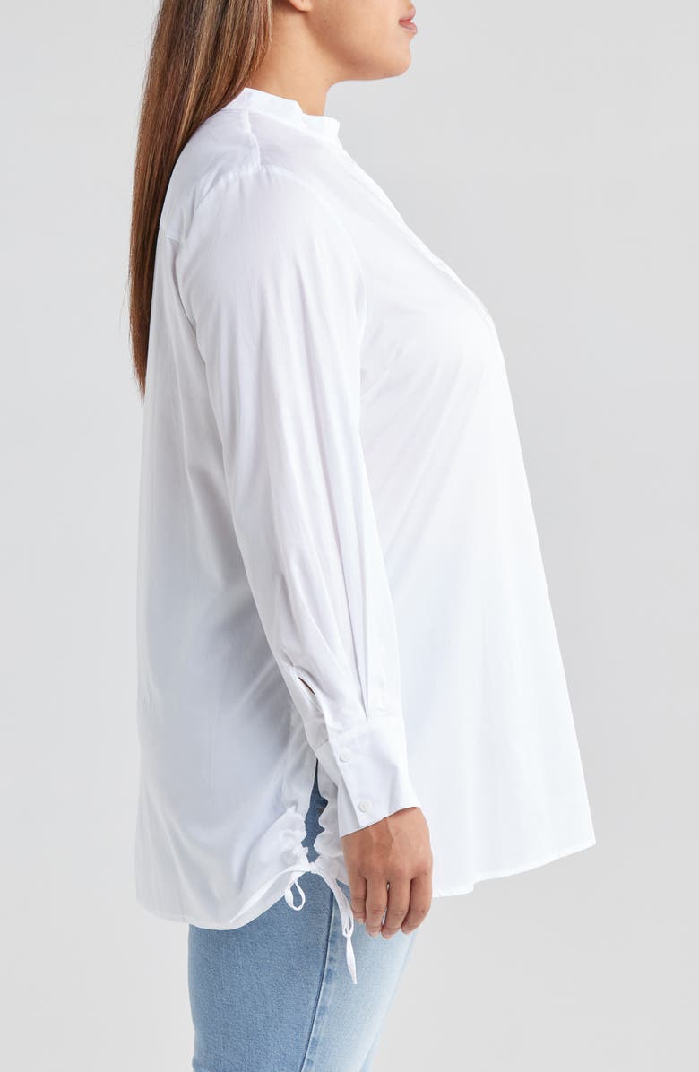 HARSHMAN Rhea Side Tie Cotton Popover Tunic, Alternate, color, 