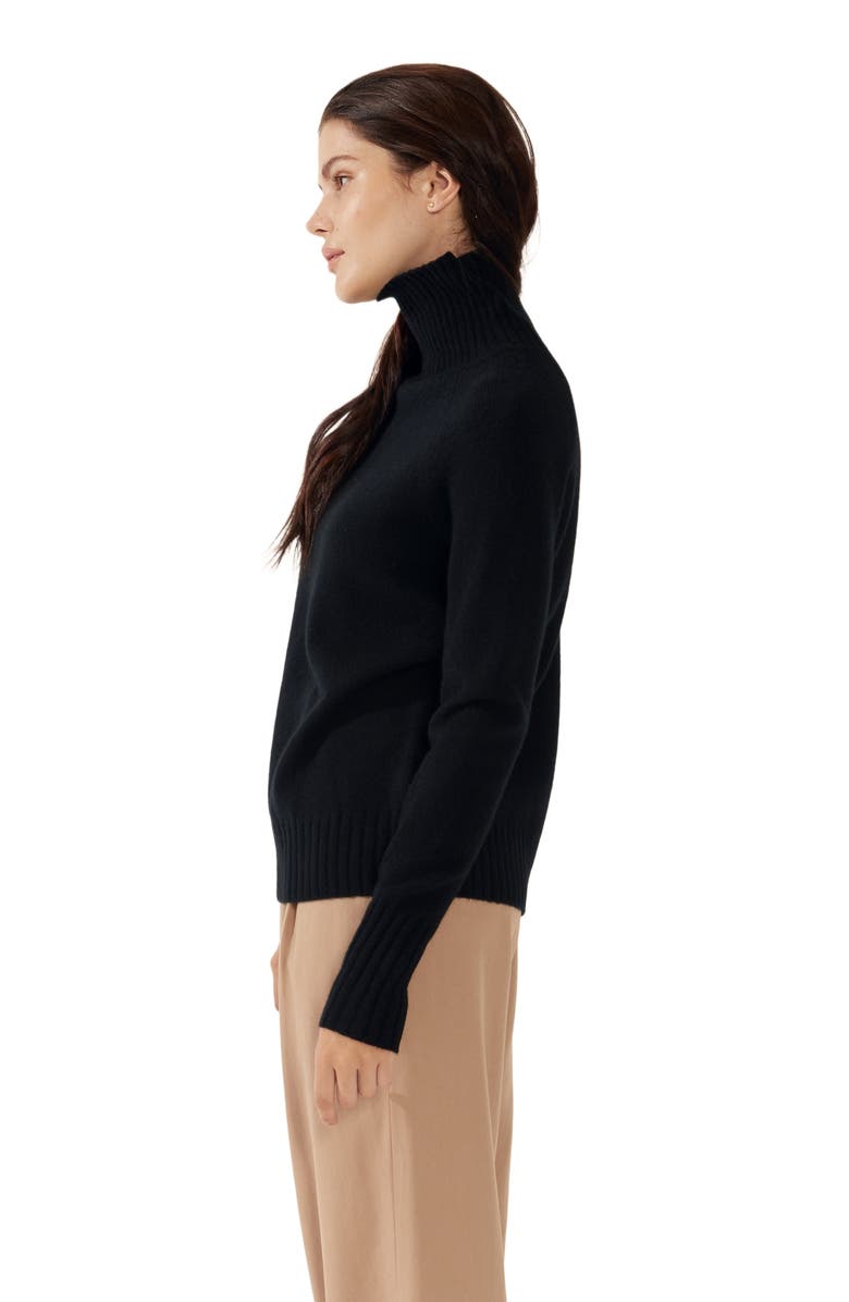 Italic Emma Cashmere Relaxed Turtleneck Sweater, Alternate, color,