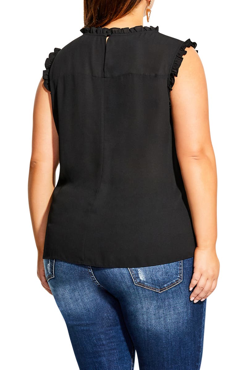 City Chic Angel Sleeveless Top, Alternate, color, 