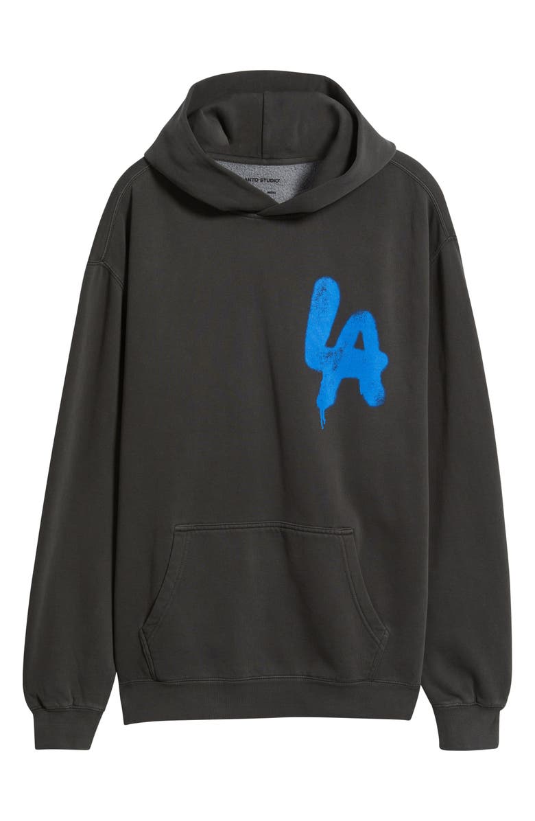 SANTO STUDIO x Blake Snell LA Spray Graphic Hoodie, Alternate, color, Black