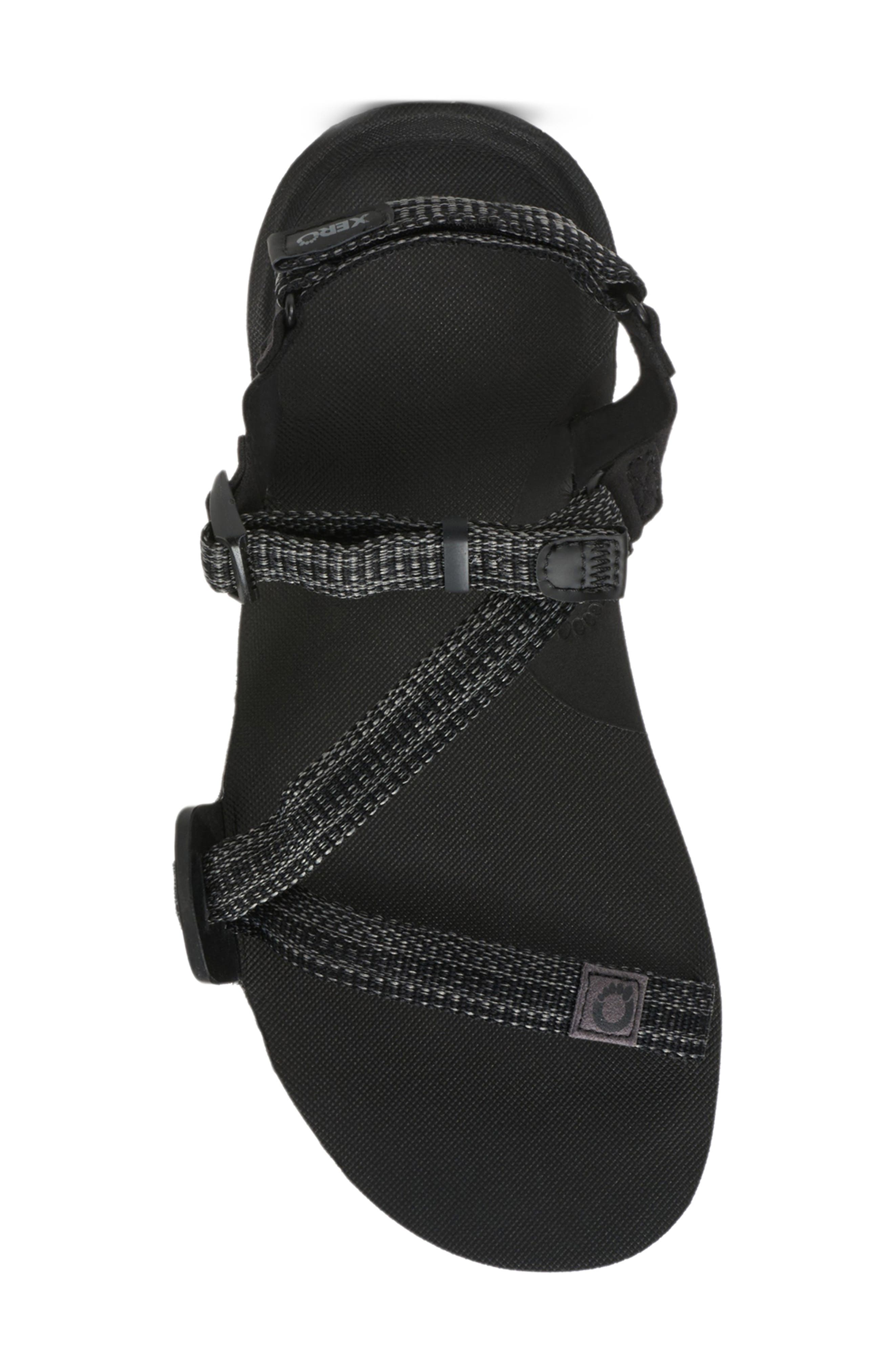 XERO SHOES Z-Trail EV Barefoot Hiking/Running Sandal, Alternate, color, Multi-Black
