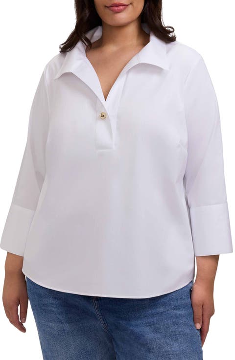 Catalina Matte Sateen Popover Top
