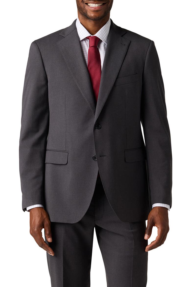 Performance Classic Fit Suit Separate Jacket, Main, color, CHARCOAL