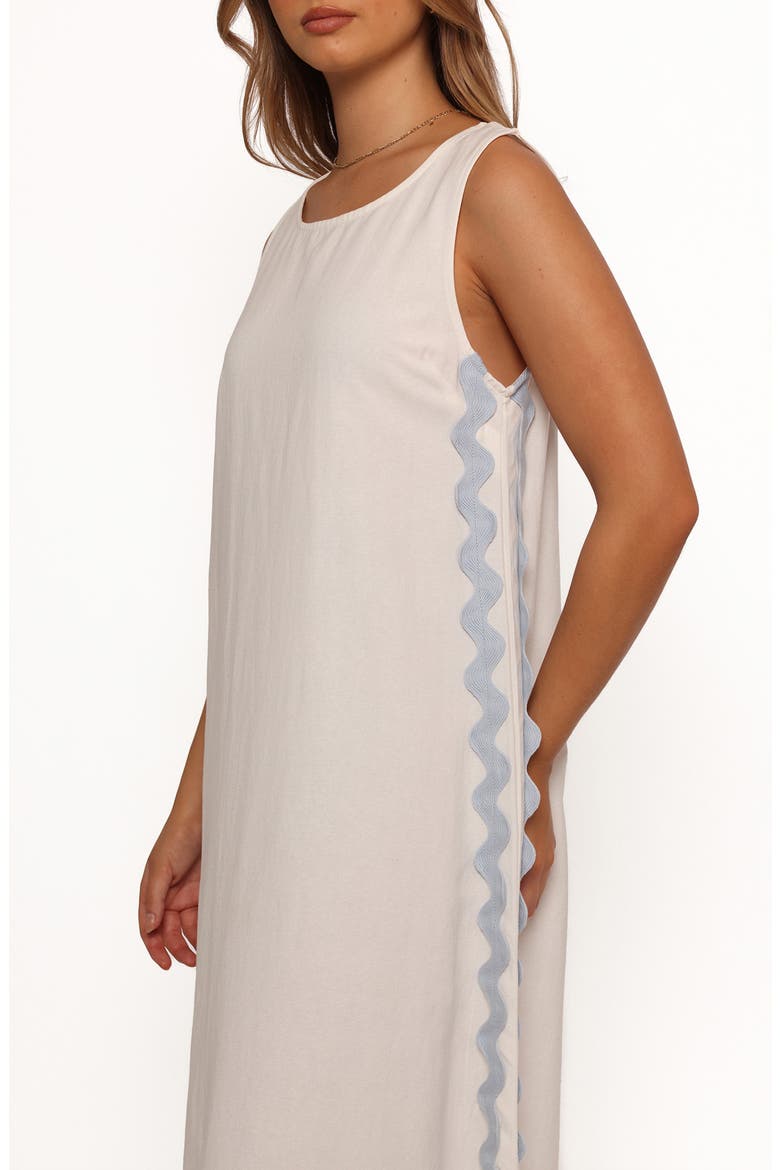 Lennie Midi Dress, Alternate, color, CREAM BLUE