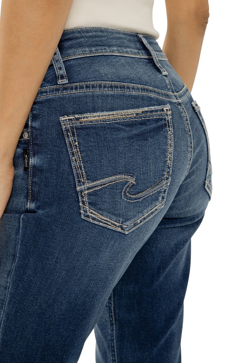 Silver Jeans Co. Boyfriend Ankle Straight Leg Jeans, Alternate, color, Shirley