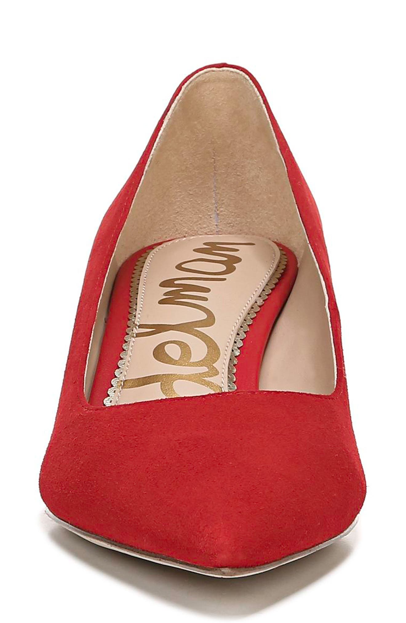Dori Pump, Alternate, color, LIPSTICK RED SUEDE