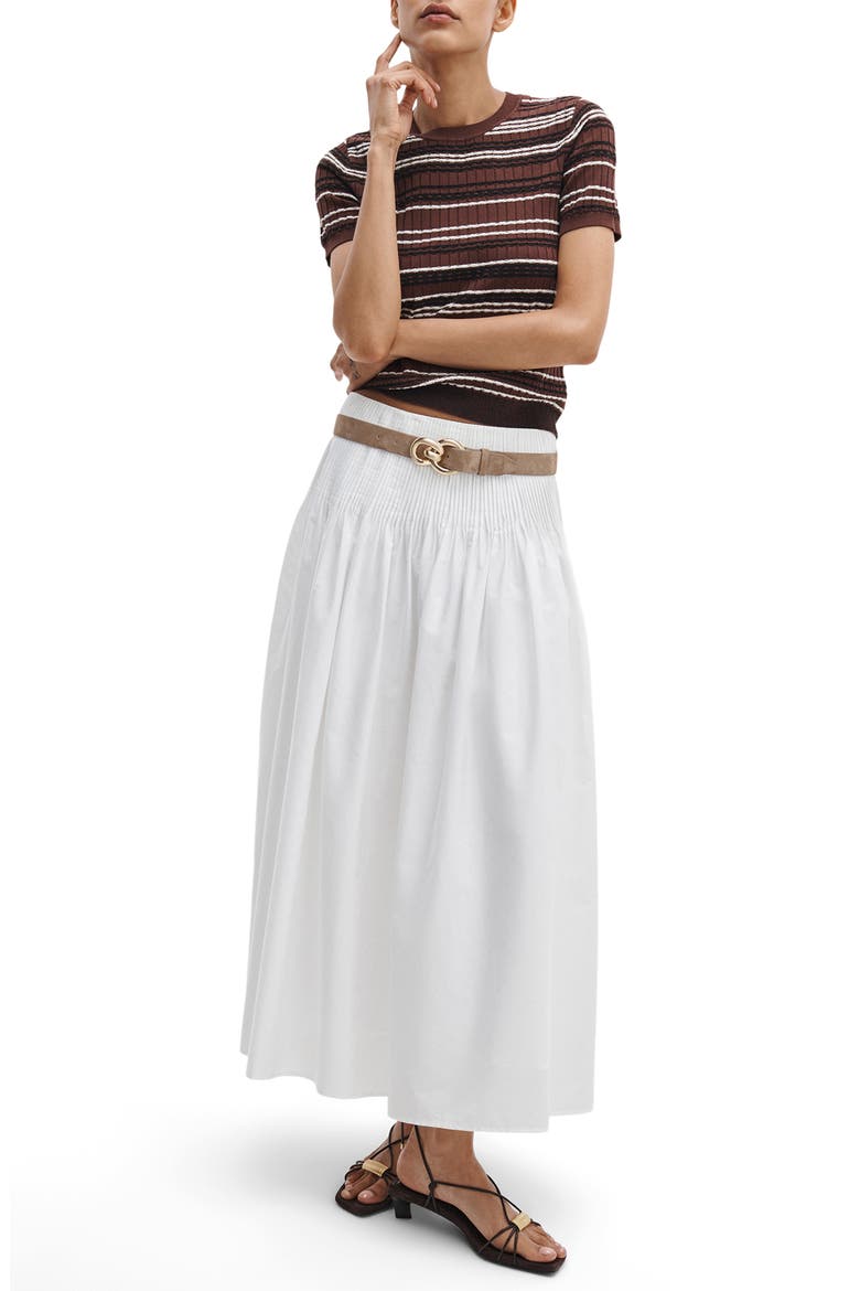 Karina Stripe Rib Sweater, Alternate, color, MAHOGANY