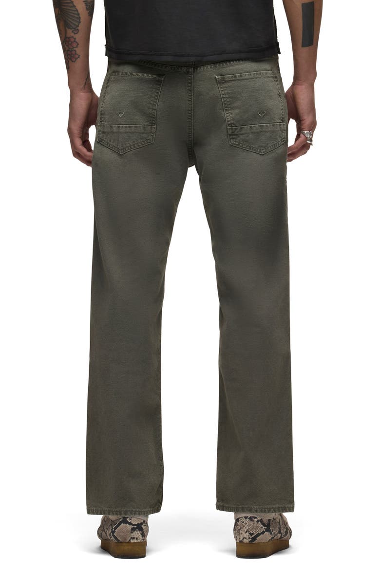 Hudson Jeans Rylan Relaxed Straight Leg Jeans, Alternate, color, Distress Army