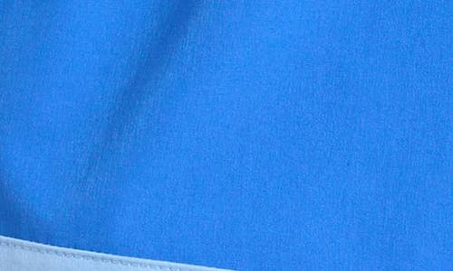 Vineyard Vines Kids' Chappy Colorblock Swim Trunks In Tide Blue
