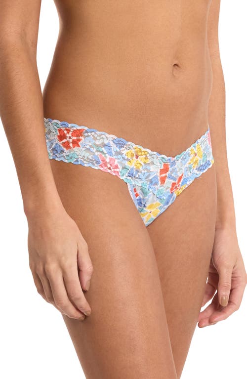 Hanky Panky Printed Signature Lace Low Rise Thong