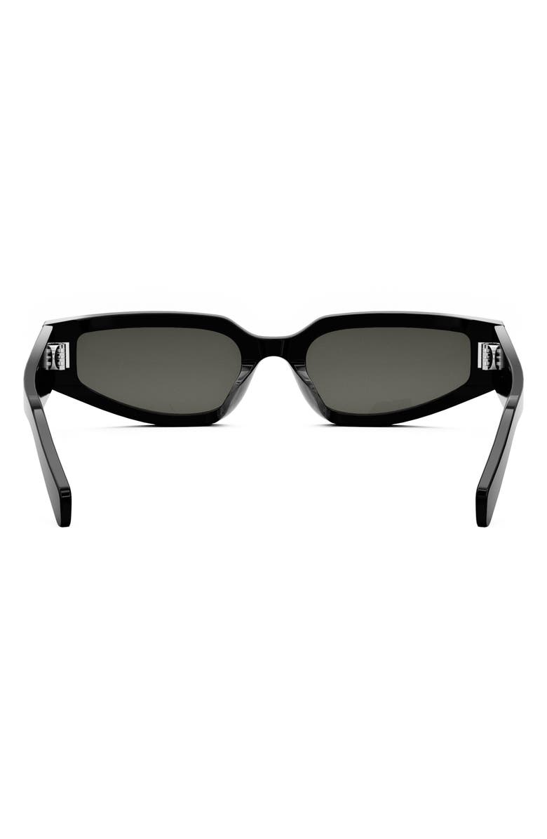 CELINE Triomphe 54mm Geometric Sunglasses, Alternate, color,
