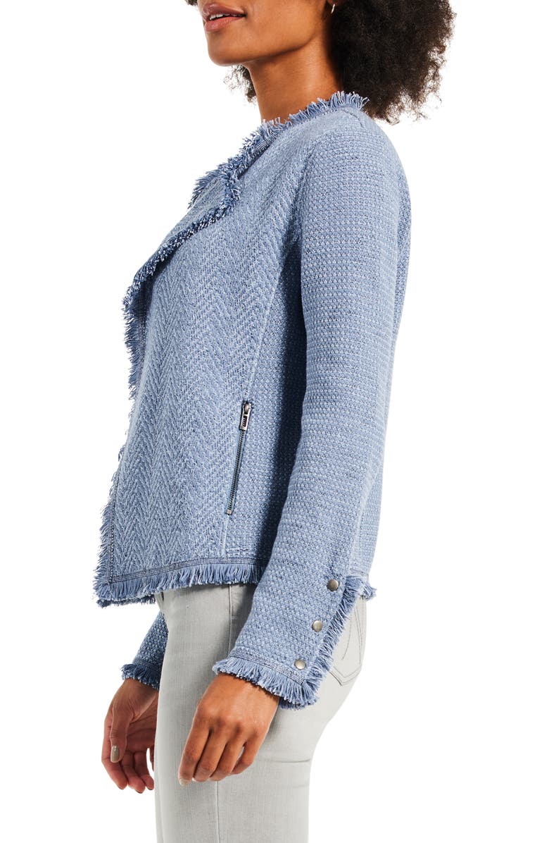 NIC+ZOE Fringe Mix Jacket, Alternate, color, 